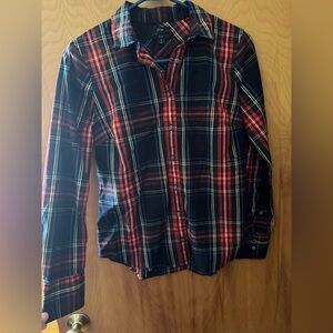 J. Crew Multicolor Plaid Shirt